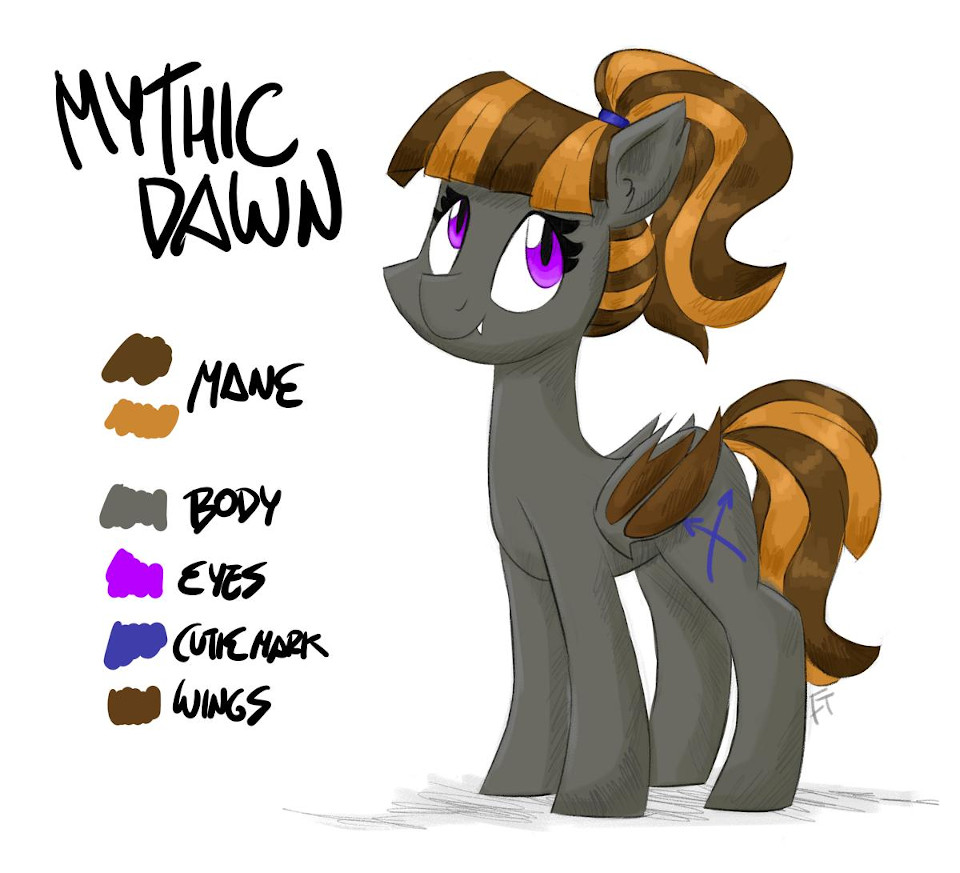 Primary reference sheet for Mythic Dawn