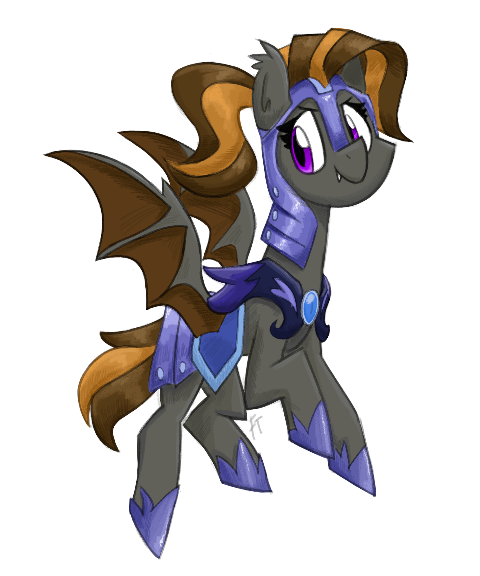 Reference sheet for Mythic Dawn in her Night Guard uniform