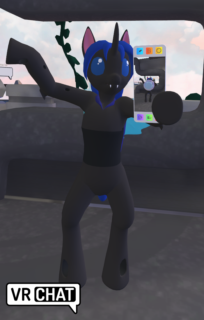 Three-dimensional representation of Swift Dawn from VRChat