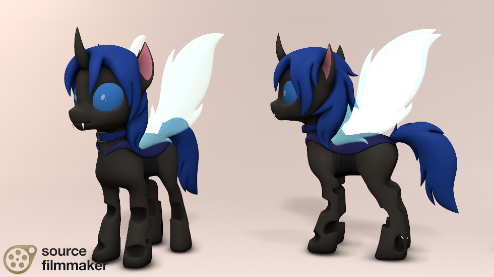 Three-dimensional representation of Swift Dawn for Source Filmmaker